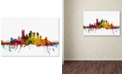 Trademark Global Michael Tompsett 'Pittsburgh Pennsylvania Skyline' Canvas Art - 16" x 24"